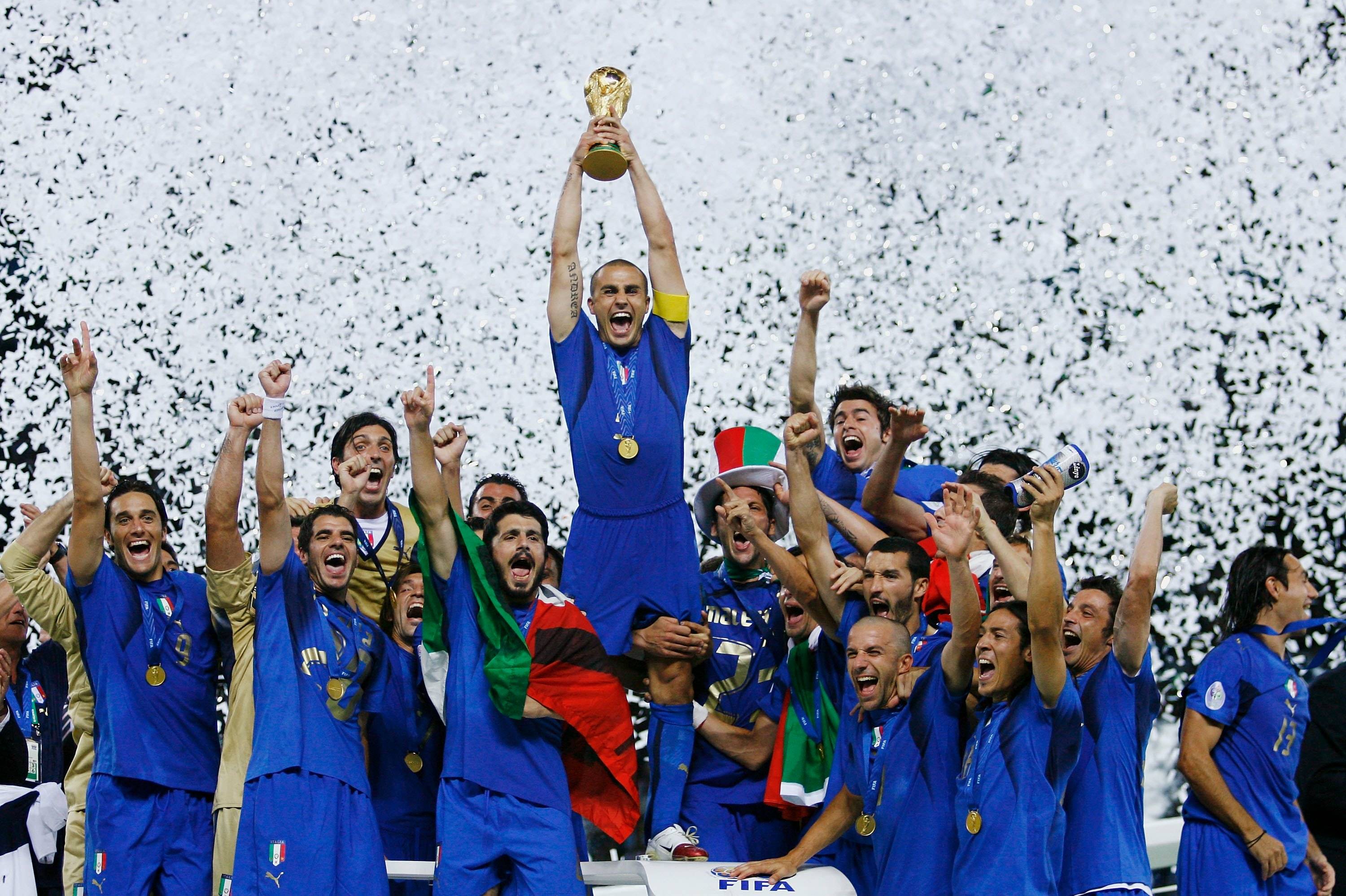 Image result for Gli Azzurri with world cup