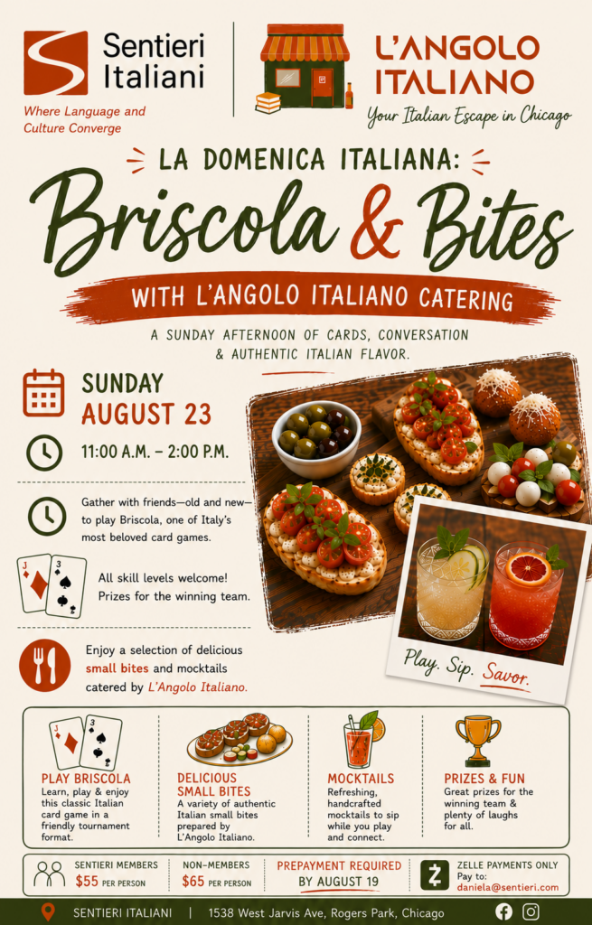 Briscola & Bites - La Domenica Italiana