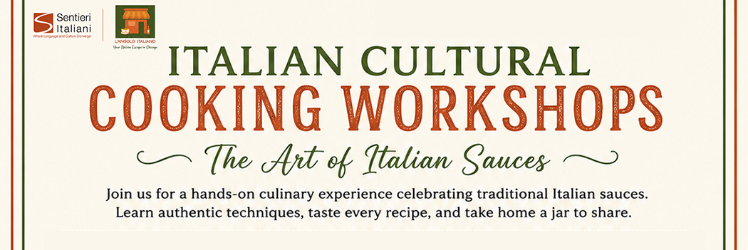 Italian Cultural Cooking Workshops in August